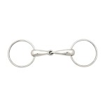 Elico Thick Hollow Mouth Snaffle Bit (Large Rings) WY440