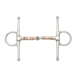 Elico Full Cheek Roller Snaffle Bit (WY444)