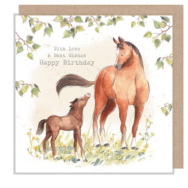 card-buttercup-horse-foal